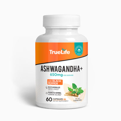 Ashwagandha+ with Black Pepper Capsules